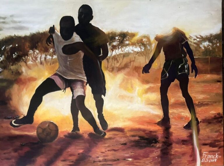 Soccer, artwork by Franck